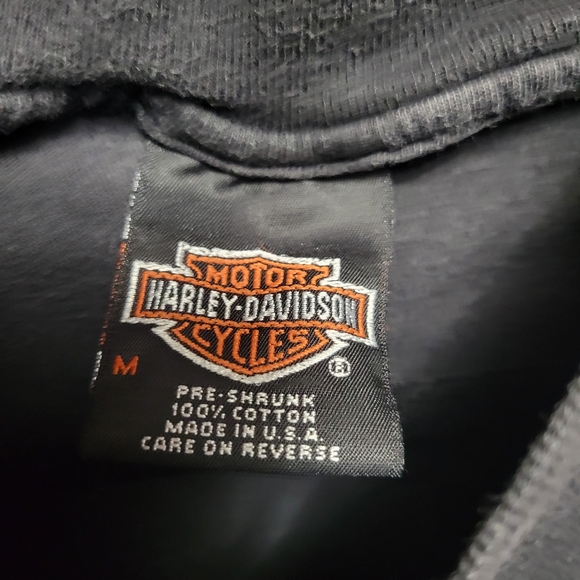 Harley-Davidson Medium Black Sportster Dothan Alabama Biker Travel T-Shirt Top - Picture 3 of 5